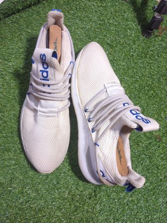 Adidas White Mesh Sneakers