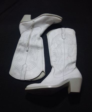 White Cowboy Boots