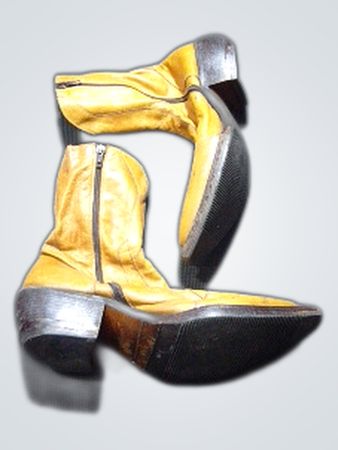 Tan Leather Cowboy Boots