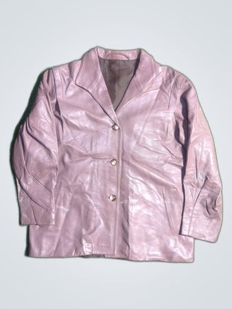 Purple Leather Jacket
