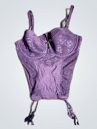 Marks & Spencer Autograph Purple Lace Bustier