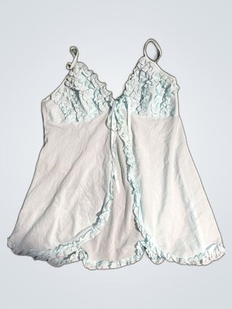Blue Halter Neck Top