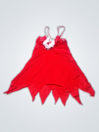 Red Lace Slip Babydoll Dress XL