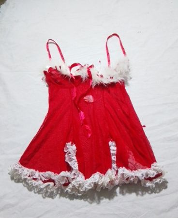 Shirley of Hollywood Red Lace Trim Camisole