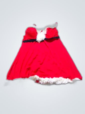 Victoria's Secret Red Santa Slip Dress