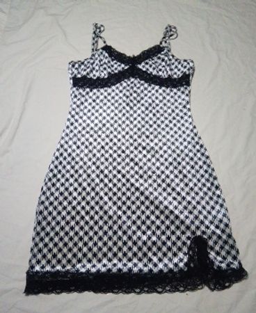 Black and White Checkered Dress