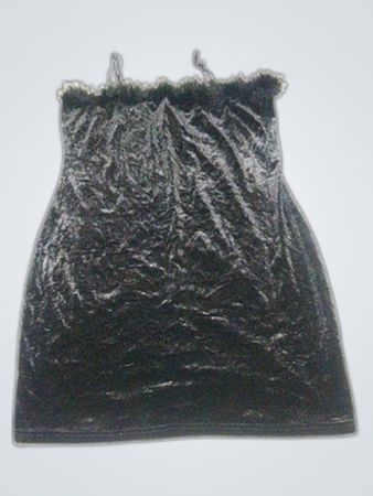 Black Velvet Skirt