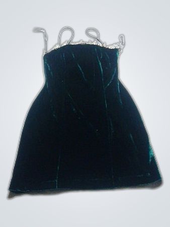 ZAPA Green Velvet Dress
