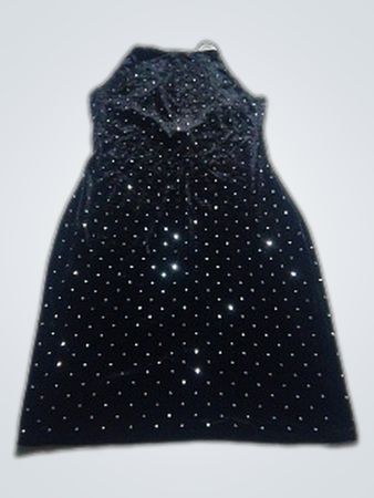 Black Sequined Dress
