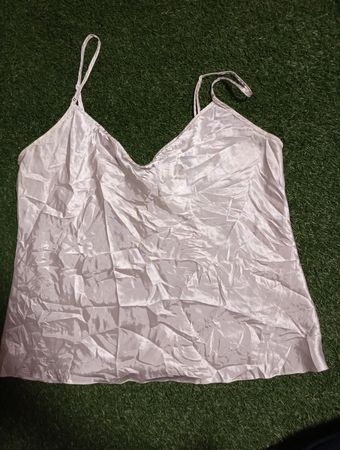 White Satin Cami