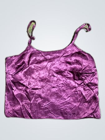 Purple Satin Top