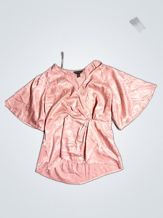 Pink Satin Blouse