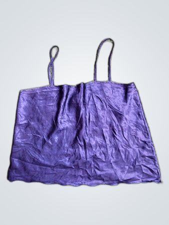 Purple Satin Top