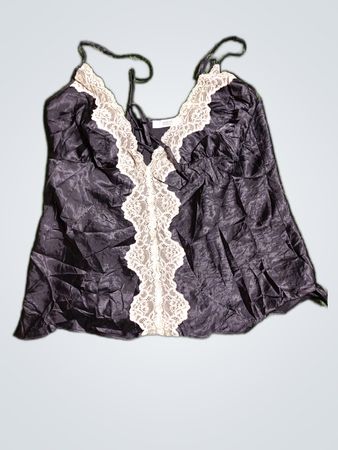 Black Lace Trim Camisole