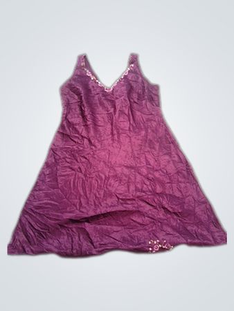 Purple Sleeveless Dress