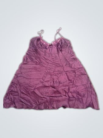 Presence Purple Satin Slip Dress