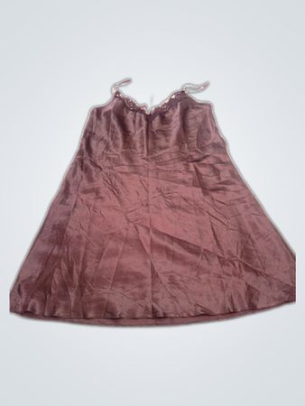 Brown Satin Chemise