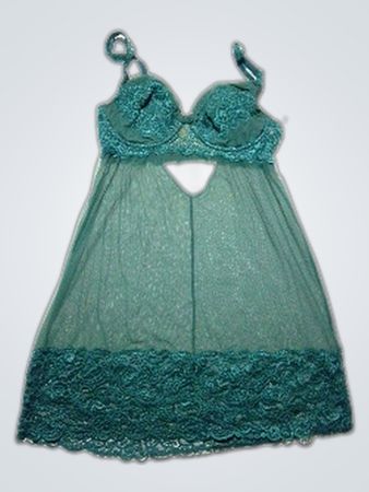 Green Lace Chemise