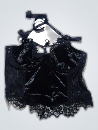 Black Lace Bra