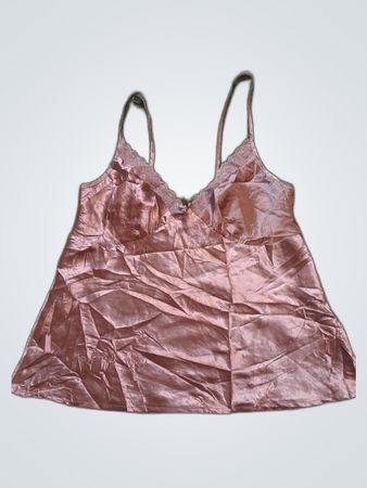 Brown Satin Chemise