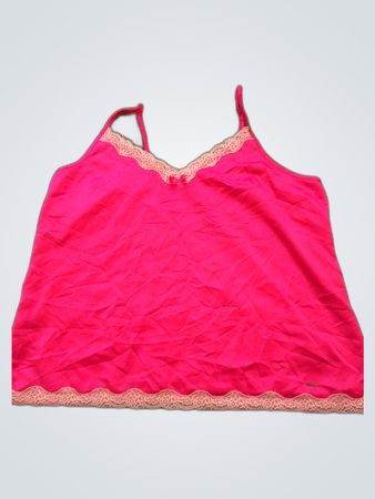 Pink Lace Trim Camisole