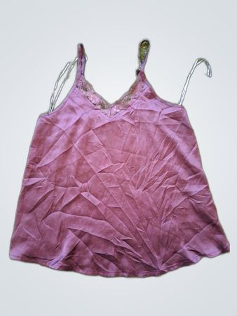 Pink Lace Trim Camisole