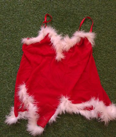 Red Santa Costume Top