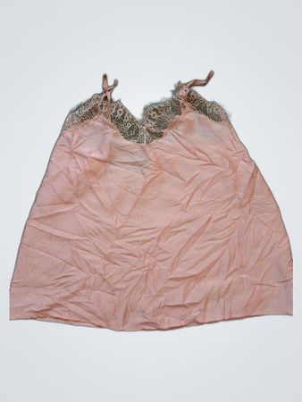Pink Lace Trim Camisole