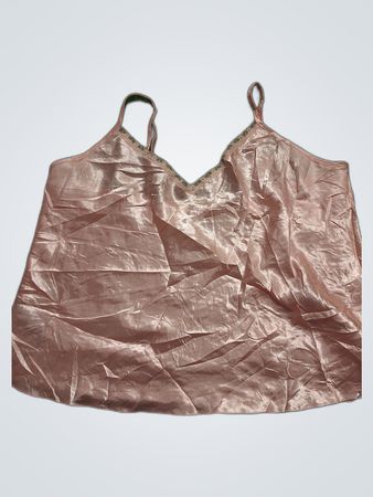 Pink Satin Camisole
