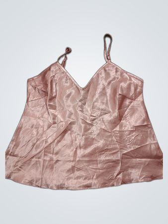 Pink Satin Cami Top