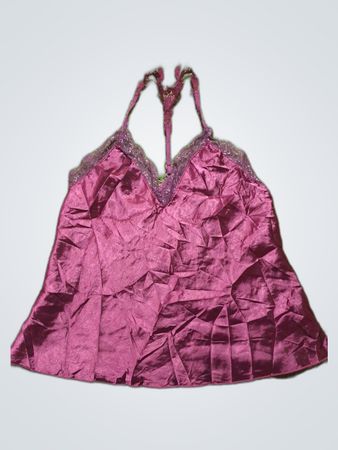 Purple Satin Chemise