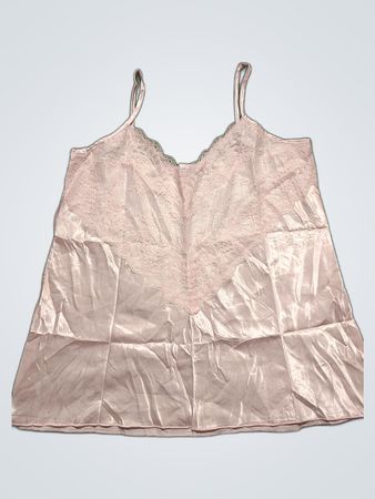 Pink Satin Chemise