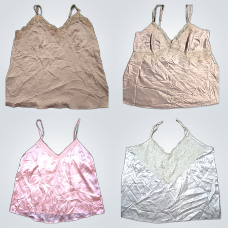 Y2K Camisoles Satin Lace