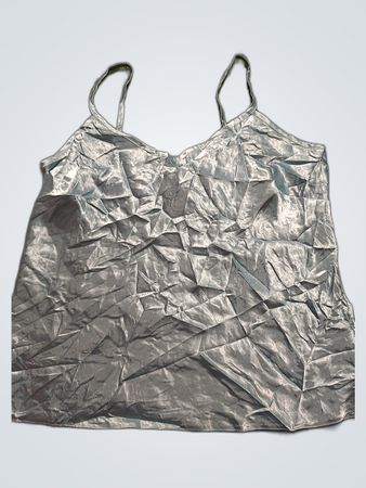 Silver Cami Top