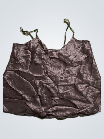Black Satin Camisole