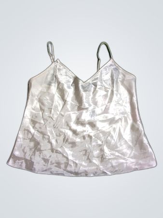 Cream Satin Cami Top