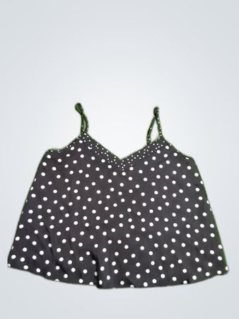 Black and White Polka Dot Blouse