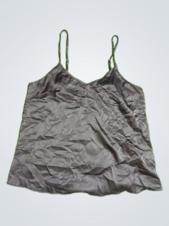 Black Satin Camisole Top