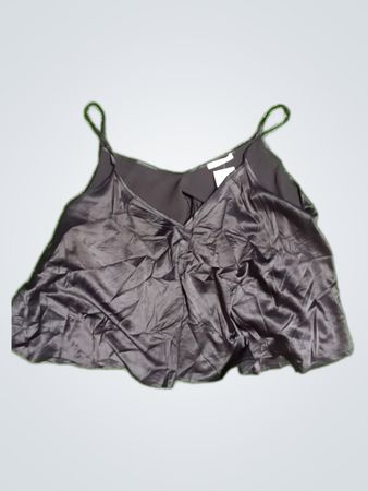 Black Satin Top