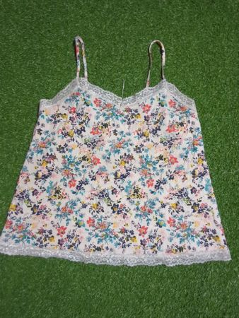 Floral Lace Trim Camisole