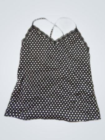 Black Polka Dot Cami Top