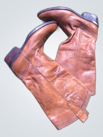 Brown Leather Riding Boots