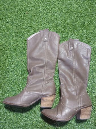 Brown Leather Cowboy Boots