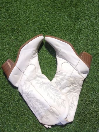 White Cowboy Boots