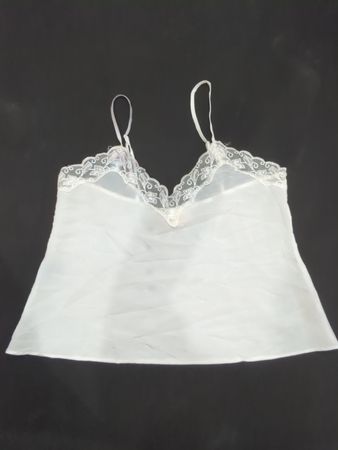White Lace Trim Camisole