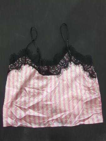 Pink Striped Bra Top