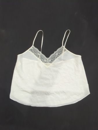 White Lace-Trimmed Camisole