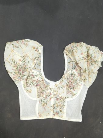Unbranded Sheer Floral Printed Blouse