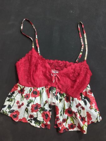 Entice by George Lace Trim Camisole