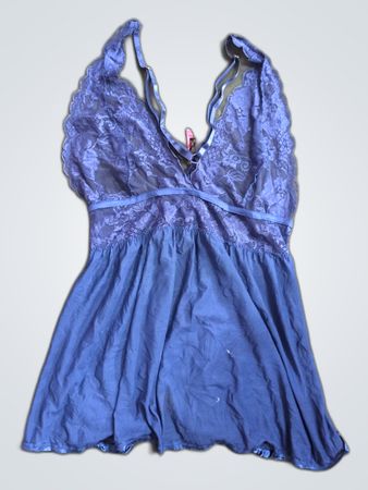 Blue Lace Chemise